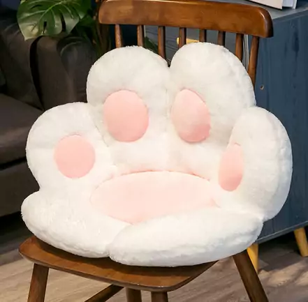 Cojín de felpa suave con forma de pata Cojín de felpa suave con forma de pata