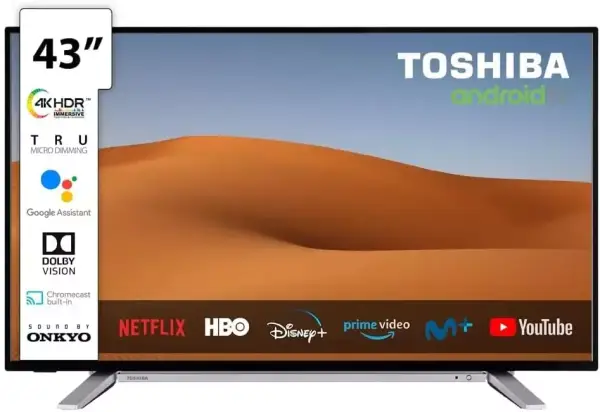 SmartTV Toshiba TV UHD 4K 43" Android TV SmartTV Toshiba TV UHD 4K 43" Android TV