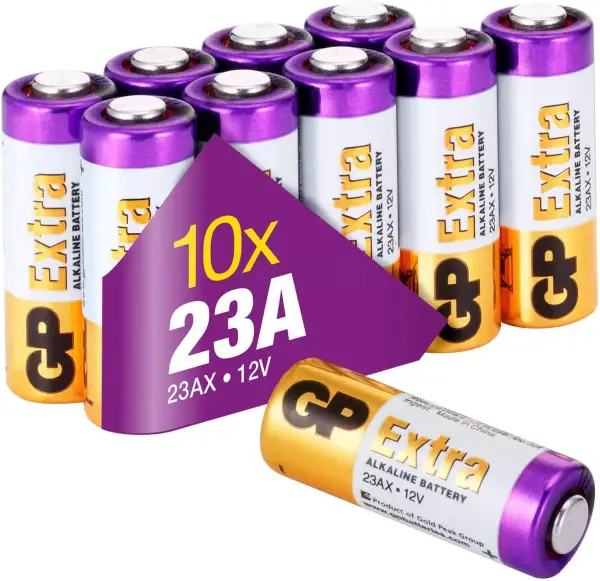 Pack 10 pilas alcalinas 23A 12v Pack 10 pilas alcalinas 23A 12v