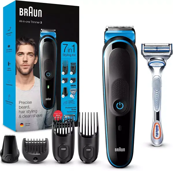 Braun Recortadora MGK3242 7 en 1 Braun Recortadora MGK3242 7 en 1