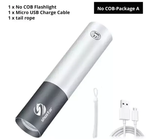 Minilinterna Shustar LED Recargable Minilinterna Shustar LED Recargable