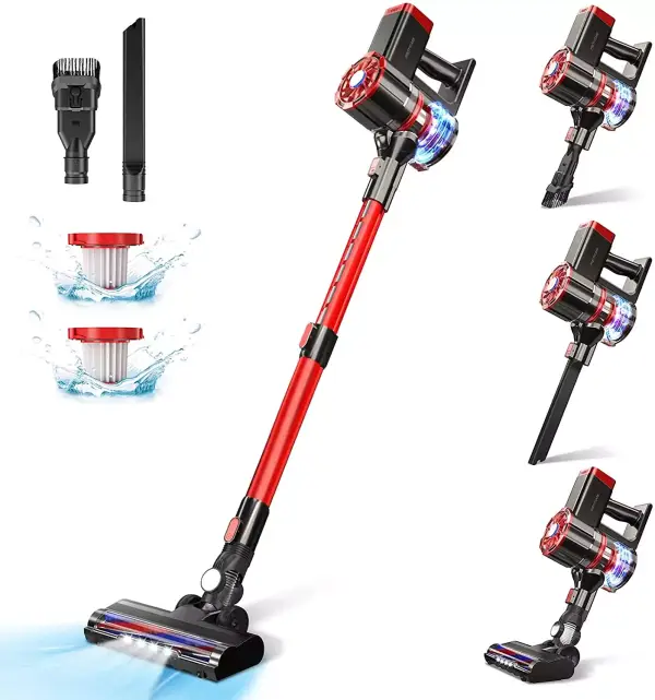 Aspiradora vertical sin cable de PrettyCare Aspiradora vertical sin cable de PrettyCare
