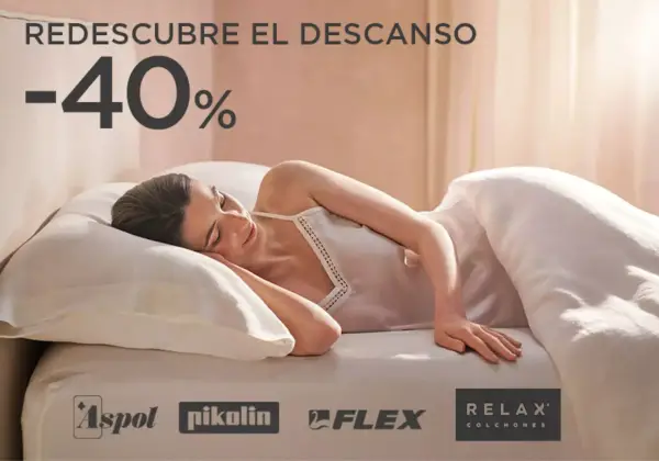 -40% Descuento en colchones en El Corte Inglés -40% Descuento en colchones en El Corte Inglés