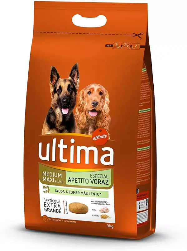 ultima Pienso para Perros Apetito Voraz 3kg ultima Pienso para Perros Apetito Voraz 3kg