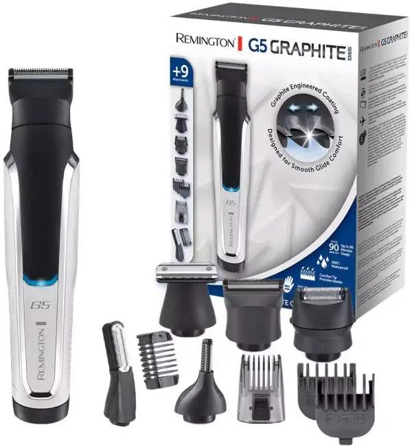 Recortadora de Barba y Cortapelos Remington G5 Graphite Recortadora de Barba y Cortapelos Remington G5 Graphite