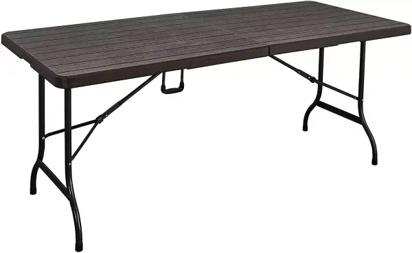 Mesa plegable multifuncional imitación madera Mesa plegable multifuncional imitación madera