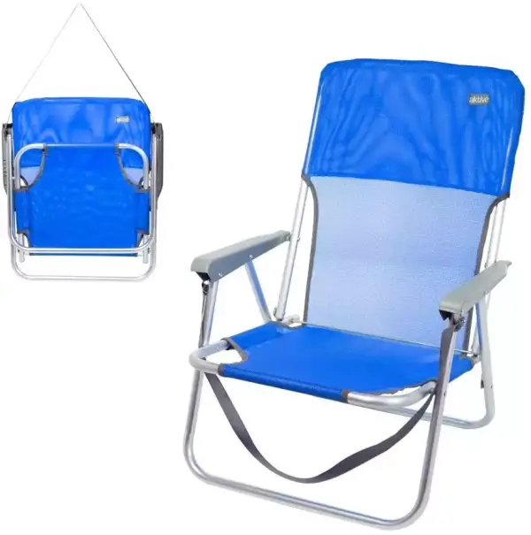 Silla de playa plegable de aluminio Silla de playa plegable de aluminio