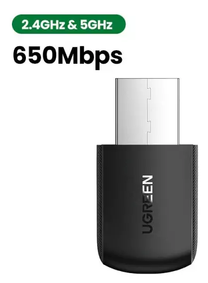 Adaptador WiFi 650Mbps Adaptador WiFi 650Mbps