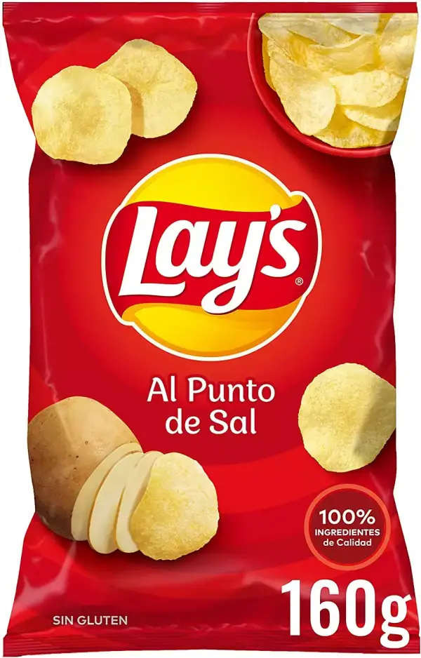 Lay's Patatas fritas al punto de sal 160g Lay's Patatas fritas al punto de sal 160g