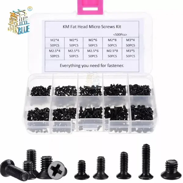 Kit 500 tornillos para electrónica Kit 500 tornillos para electrónica