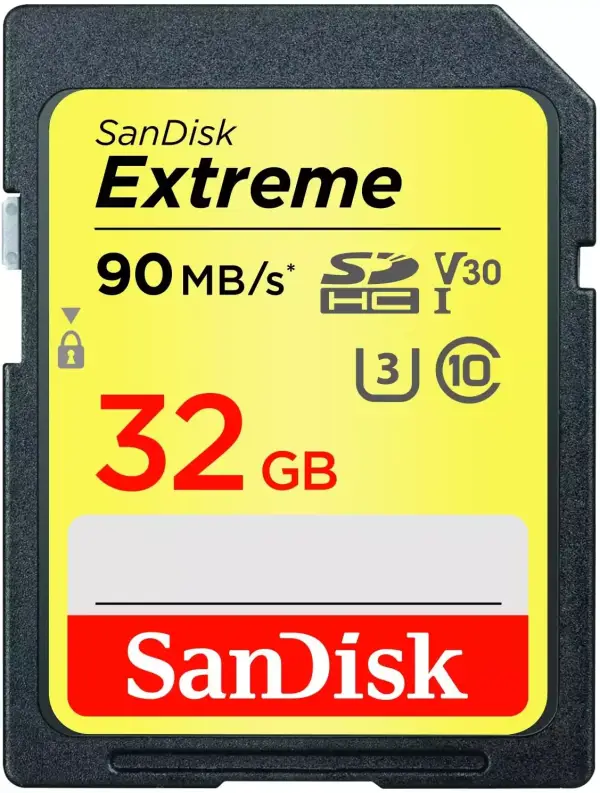 Tarjeta de memora SDXC SanDisk Extreme 32GB Tarjeta de memora SDXC SanDisk Extreme 32GB