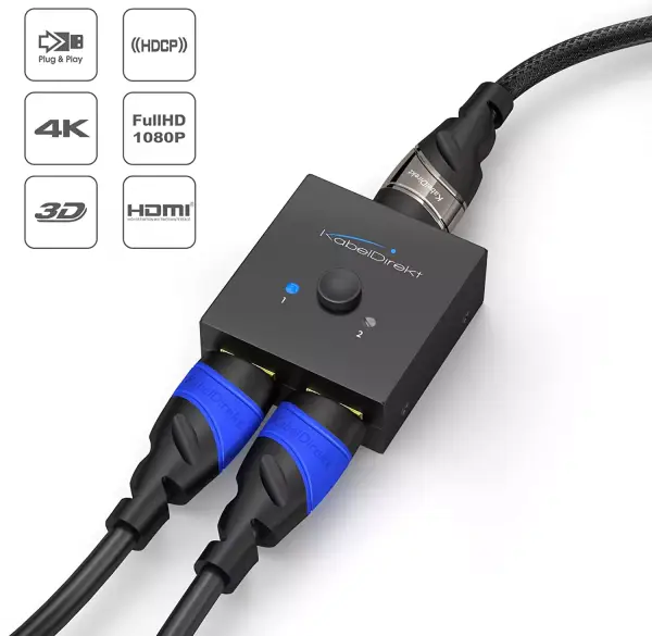 Splitter-Switch HDMI 4K Bidireccional Splitter-Switch HDMI 4K Bidireccional