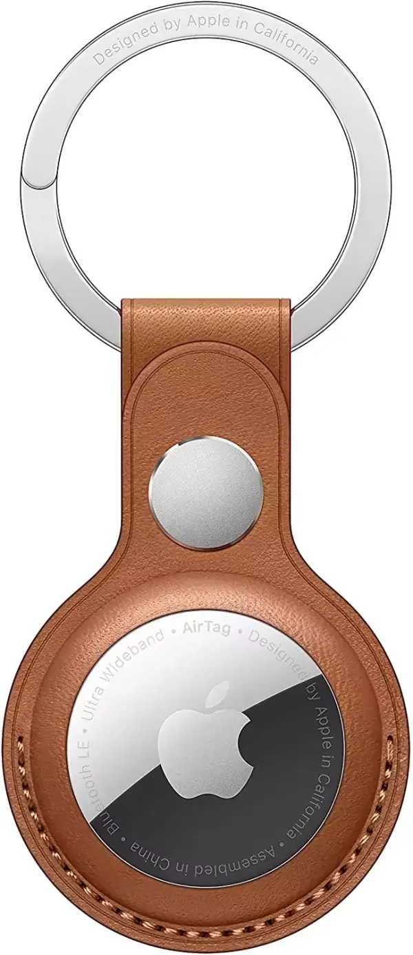 Llavero de piel original Apple para AirTag Llavero de piel original Apple para AirTag