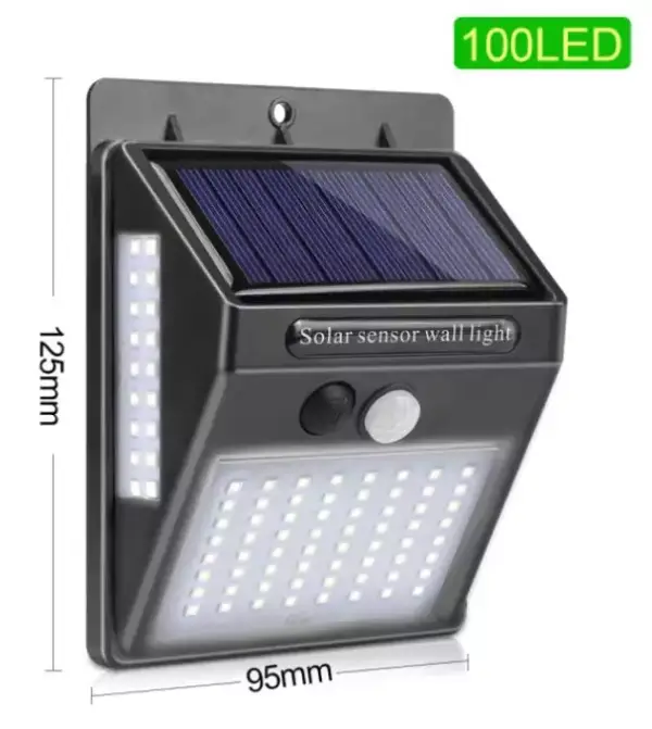Foco solar de jardín con sensor Foco solar de jardín con sensor