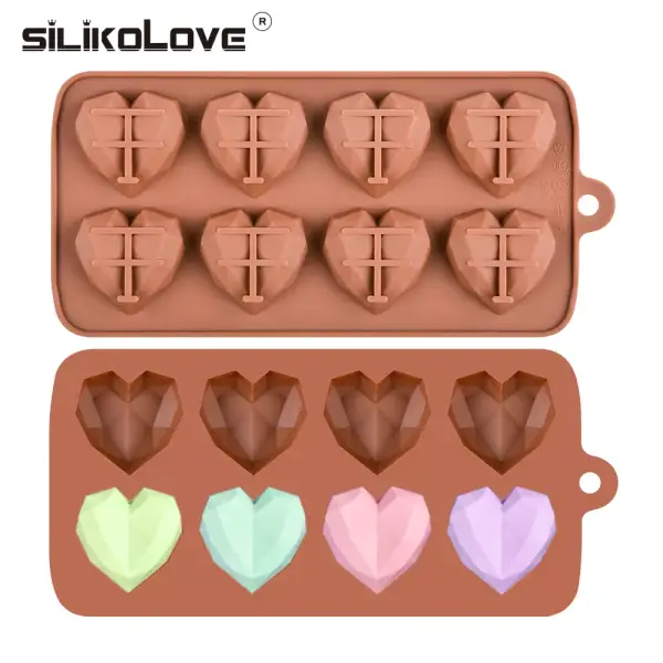 Moldes con forma de corazón Moldes con forma de corazón