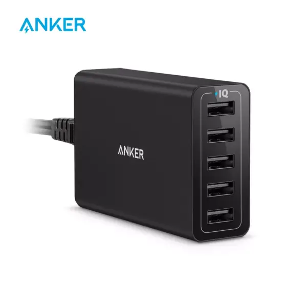 Cargador Anker 5 puertos USB Cargador Anker 5 puertos USB