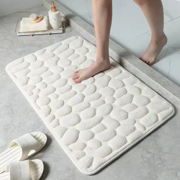 Alfombra de baño con relieve Alfombra de baño con relieve