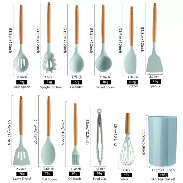 Juego 11 utensilios de cocina Juego 11 utensilios de cocina