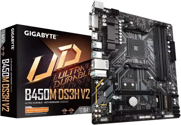 Placa Base Gigabyte B450M DS3H V2 mATX Placa Base Gigabyte B450M DS3H V2 mATX