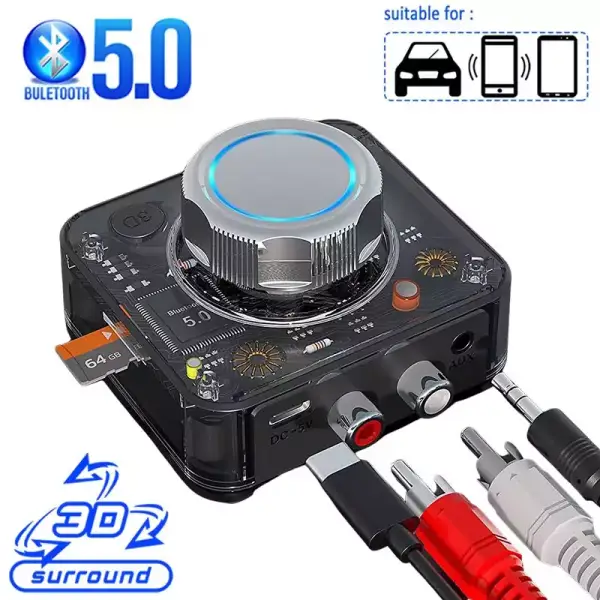 Receptor de audio con Bluetooth 5,0 Receptor de audio con Bluetooth 5,0