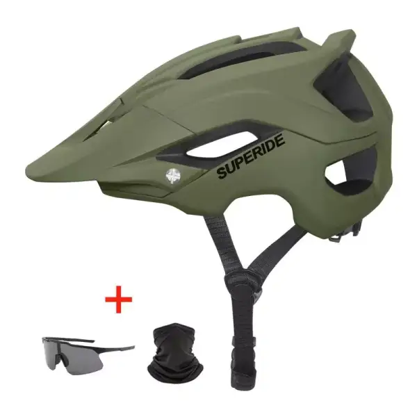 Casco de bici SUPERIDE + gafas y funda Casco de bici SUPERIDE + gafas y funda