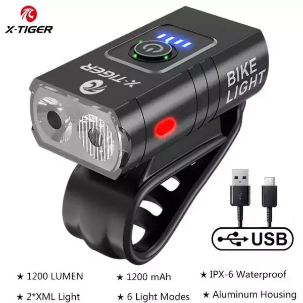 Lámpara X-Tiger para bicicleta Lámpara X-Tiger para bicicleta