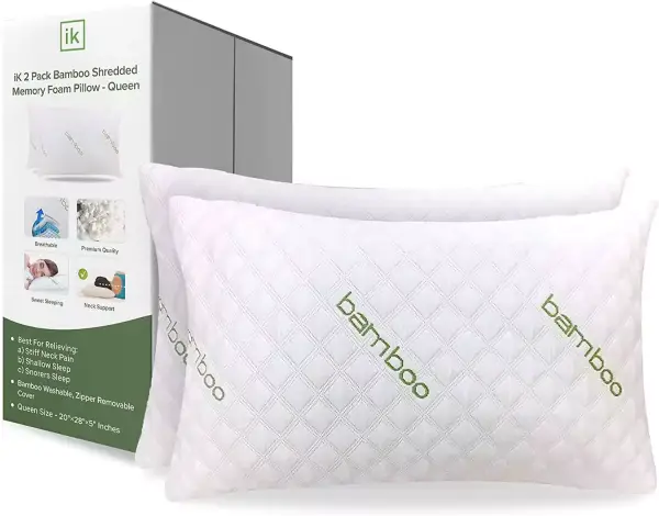 Pack 2 almohadas de bambú 70x40cm Pack 2 almohadas de bambú 70x40cm