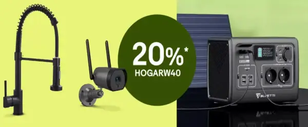 Productos básicos del hogar con un -20% dto. Productos básicos del hogar con un -20% dto.