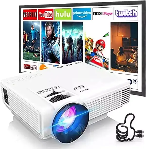 Proyector bluetooth 240" 7000 lúmenes Proyector bluetooth 240" 7000 lúmenes