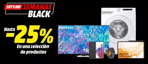 Hasta 25% dto. en productos Samsung Hasta 25% dto. en productos Samsung