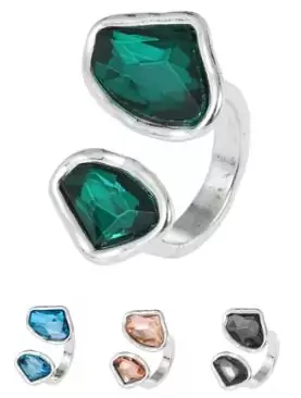 Anillo de cristal para mujer Anillo de cristal para mujer