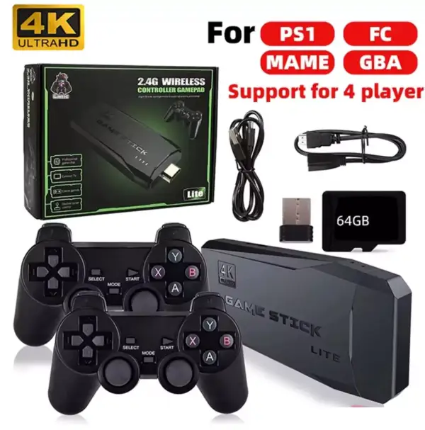Consola retro con mandos Consola retro con mandos