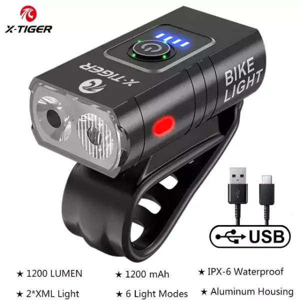 Lámpara X-Tiger para bicicleta Lámpara X-Tiger para bicicleta