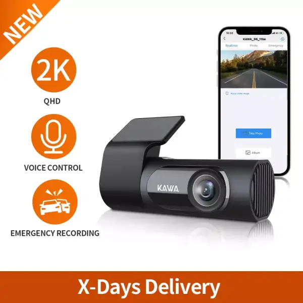 KAWA-Cámara de salpicadero DVR con visión nocturna para coche KAWA-Cámara de salpicadero DVR con visión nocturna para coche
