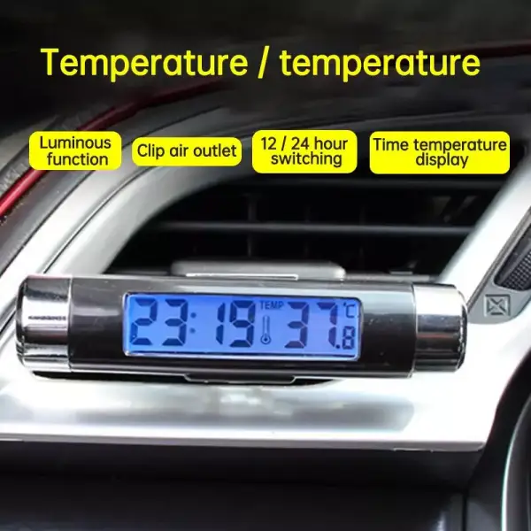 Termómetro de salida de aire para coche Termómetro de salida de aire para coche