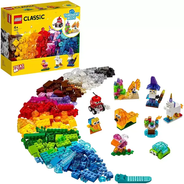 500 Ladrillos creativos transparentes LEGO Classic 500 Ladrillos creativos transparentes LEGO Classic
