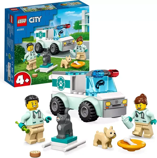 LEGO 60382 City Furgoneta Veterinaria de Rescate LEGO 60382 City Furgoneta Veterinaria de Rescate