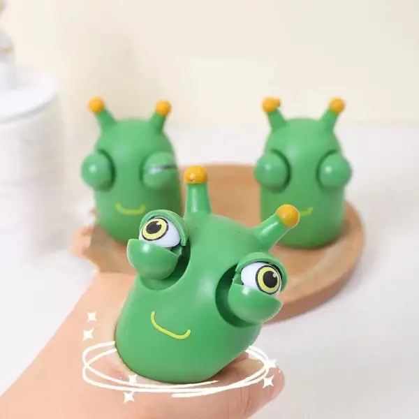 3x Juguete de ojo de oruga de gusano 3x Juguete de ojo de oruga de gusano