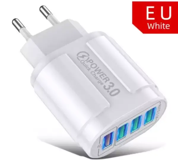 Cargador de 4 USB Cargador de 4 USB