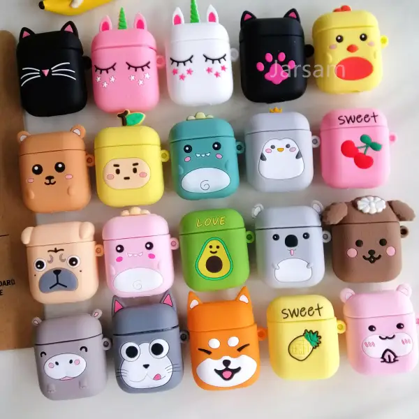 Fundas de silicona para AirPods Fundas de silicona para AirPods