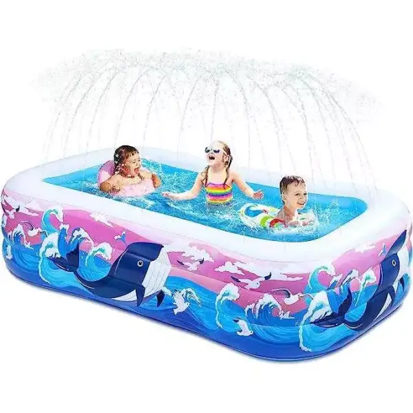 Piscina inflable de PVC para niños 240x150x56cm Piscina inflable de PVC para niños 240x150x56cm