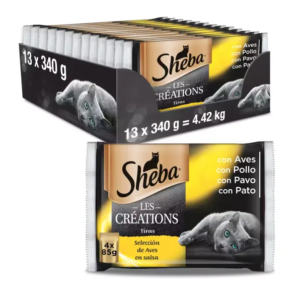 13x340g Sheba Les Créations Comida Húmeda para Gatos 13x340g Sheba Les Créations Comida Húmeda para Gatos