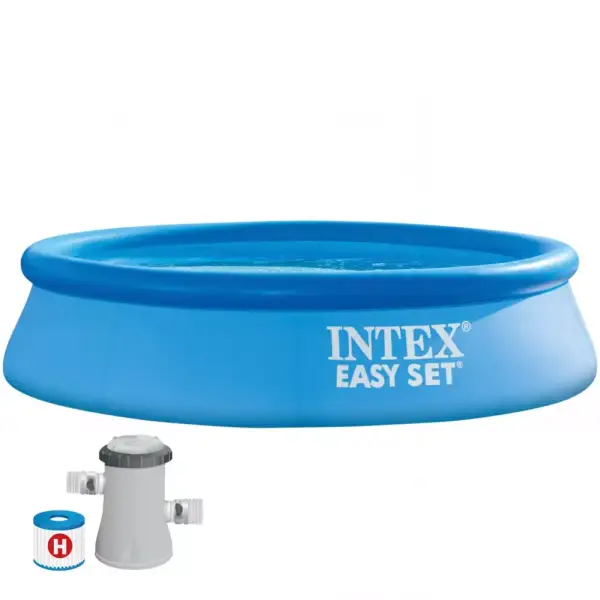 Piscina hinchable Easy Set INTEX con depuradora Piscina hinchable Easy Set INTEX con depuradora