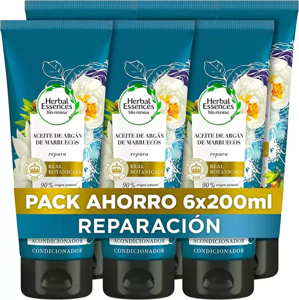 6x Herbal Essences acondicionador reparador 200ml 6x Herbal Essences acondicionador reparador 200ml