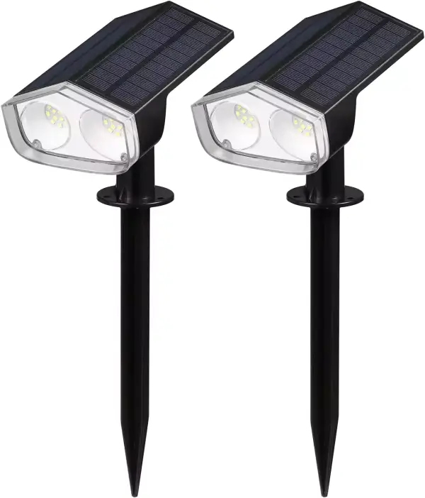 Packde 2 Luz Jardin Solar Exterior 1200LM Packde 2 Luz Jardin Solar Exterior 1200LM