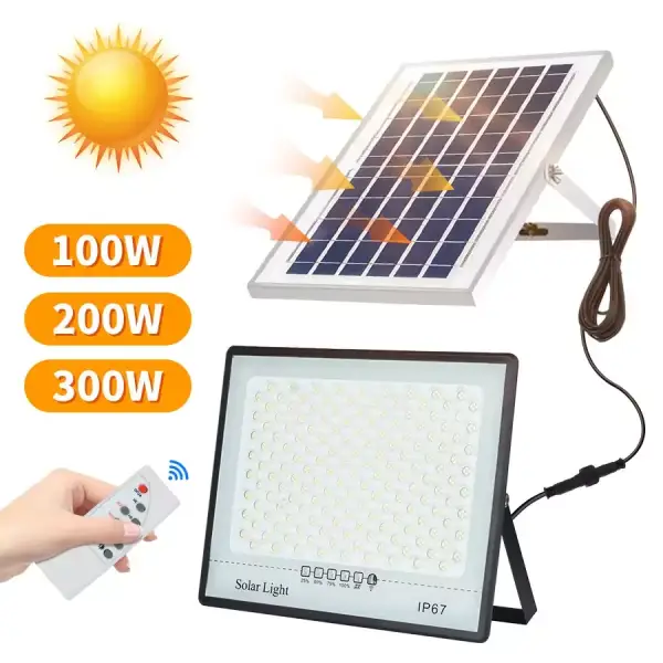 Luz LED con carga solar Luz LED con carga solar