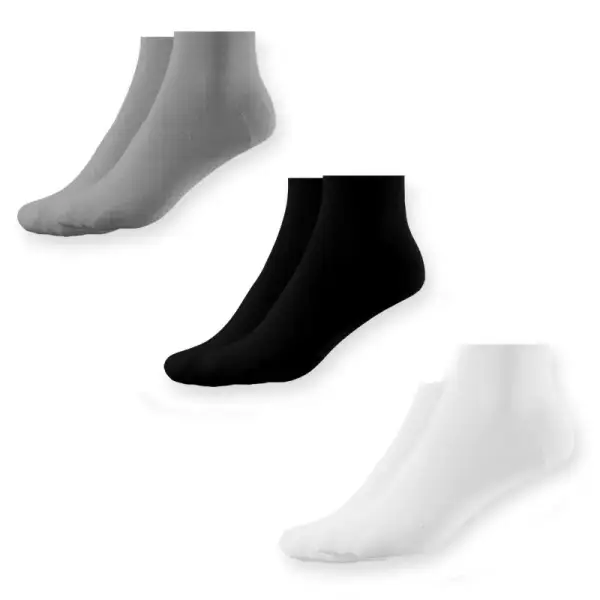 Pack de 3 Pares calcetines tobilleros Pack de 3 Pares calcetines tobilleros