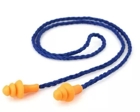 Tapones para los oídos con cable de silicona Tapones para los oídos con cable de silicona