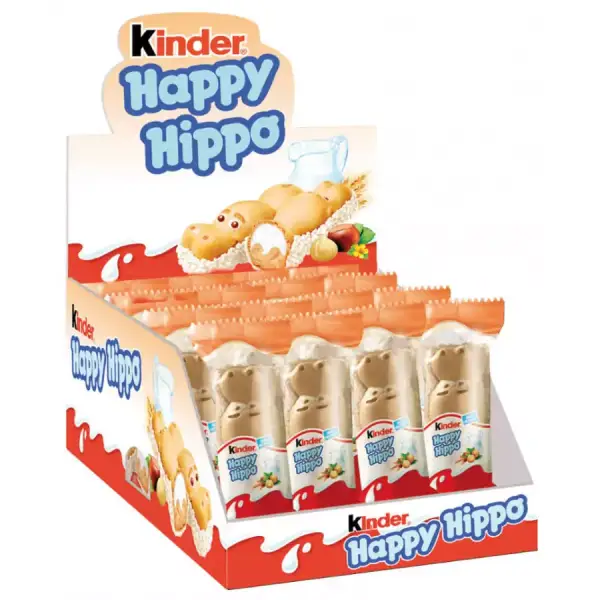 28 Barritas Kinder Happy Hippo 28 Barritas Kinder Happy Hippo