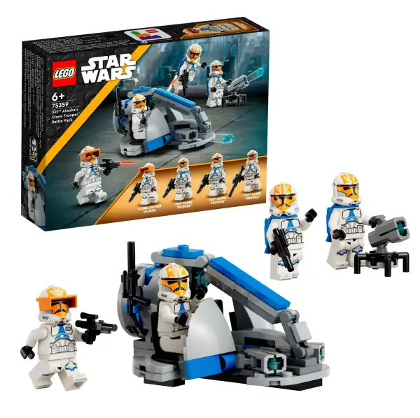 LEGO 75359 Star Wars Pack de Combate: Soldados Clon de la 332 de Ahsoka LEGO 75359 Star Wars Pack de Combate: Soldados Clon de la 332 de Ahsoka